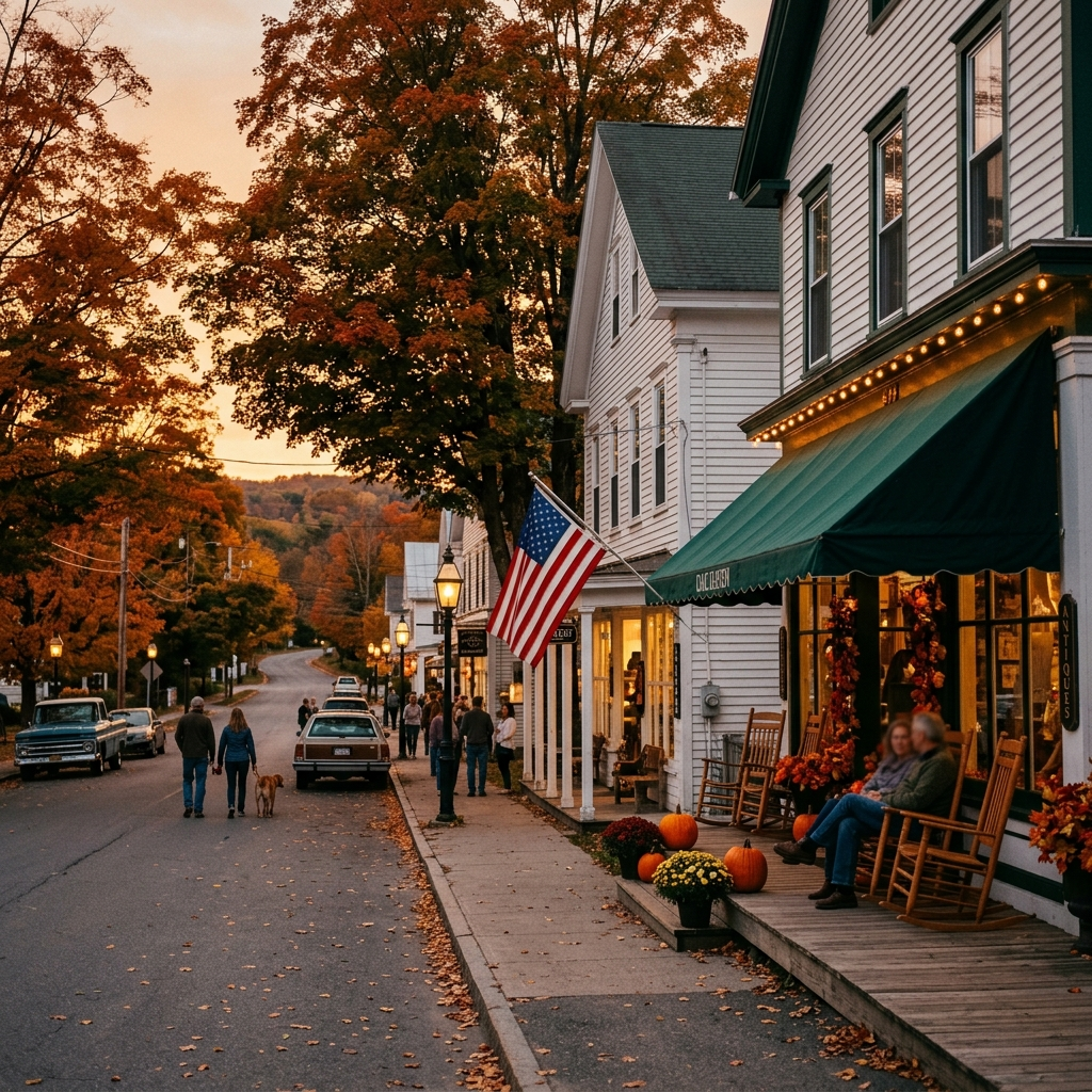 A Slow Fall Weekend: Porch Mornings and Main Street Walks