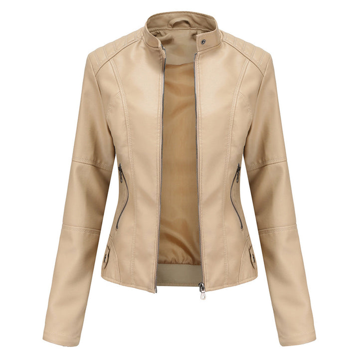 Zyra | Sleek Leather Biker Jacket