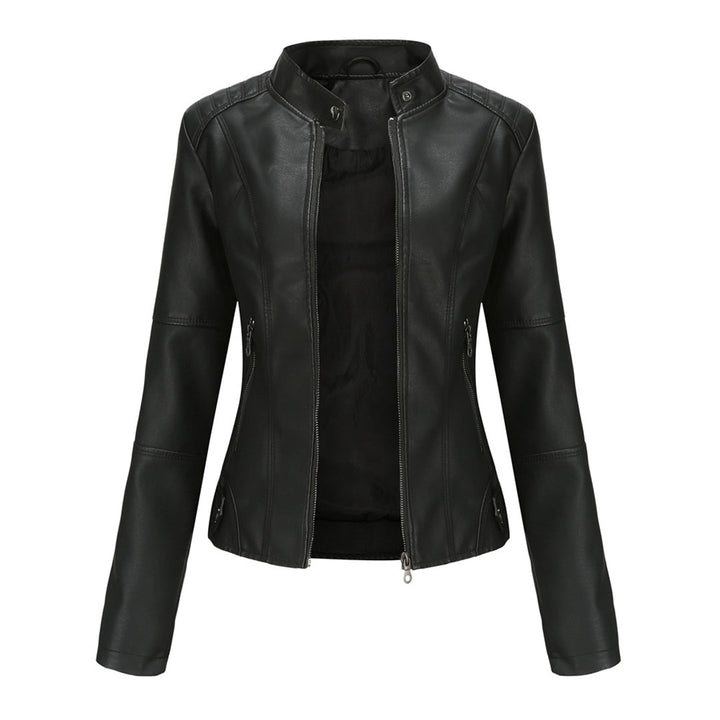 Zyra | Sleek Leather Biker Jacket