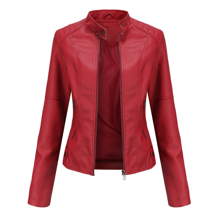 Zyra | Sleek Leather Biker Jacket