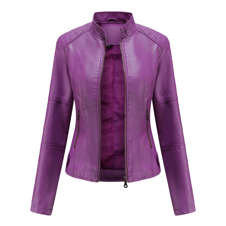Zyra | Sleek Leather Biker Jacket
