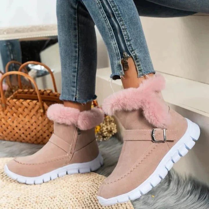 Brelvonne | Women's Fur-Lined Winter Ankle Boots - Image 2