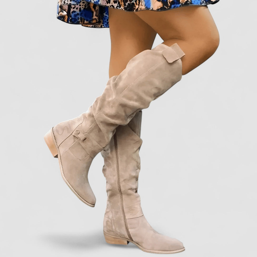 Ailsa | Women's Knee-High Slouch Boots - Image 1