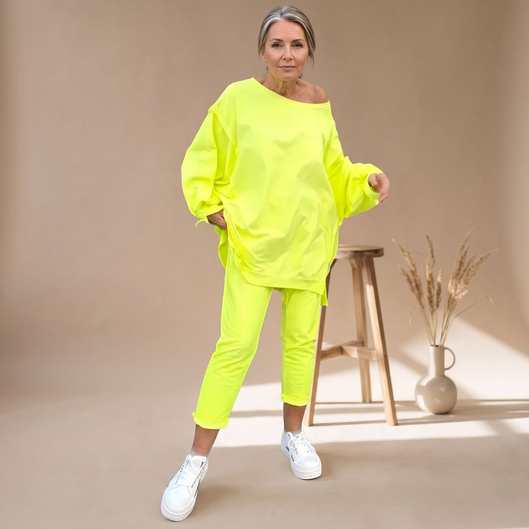 Brenvara | Women's Cozy Loungewear Set Pullover Jogger - Image 1