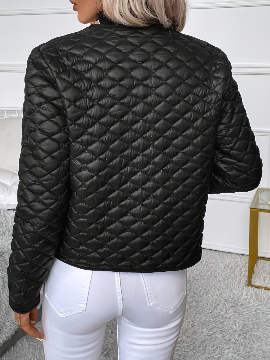 Calvera | Women's Quilted Lightweight Jacket - Black - Image 1