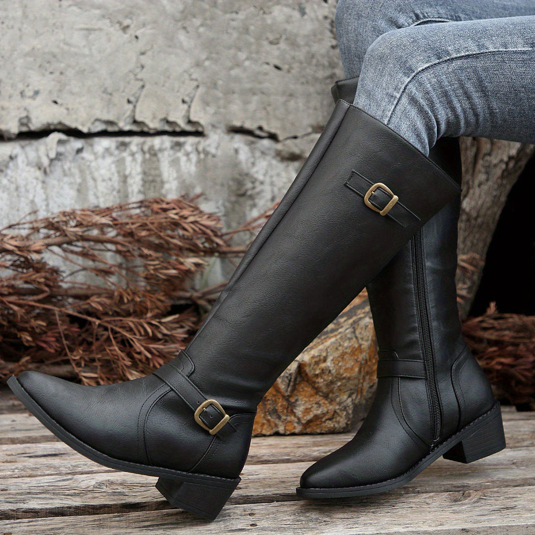 Calveth | Women's Knee-High Riding Boots - Image 1