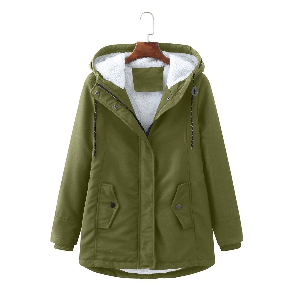 Calvindra | Women's Fleece-Lined Hooded Winter Coat - Image 1