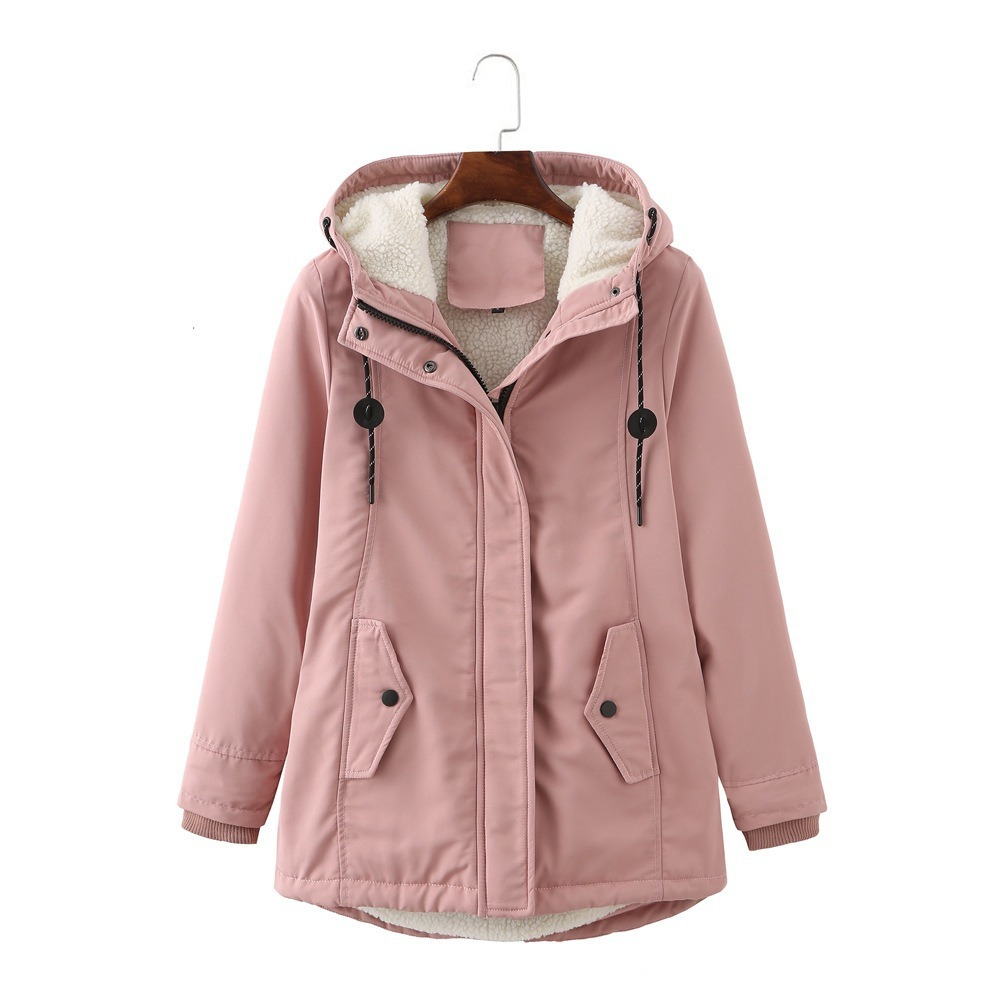 Calvindra | Women's Fleece-Lined Hooded Winter Coat - Image 2