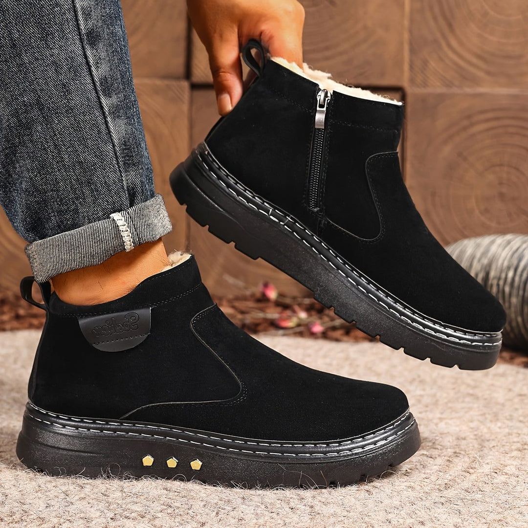 Calvine | Women's Fleece-Lined Winter Ankle Boots - Image 1