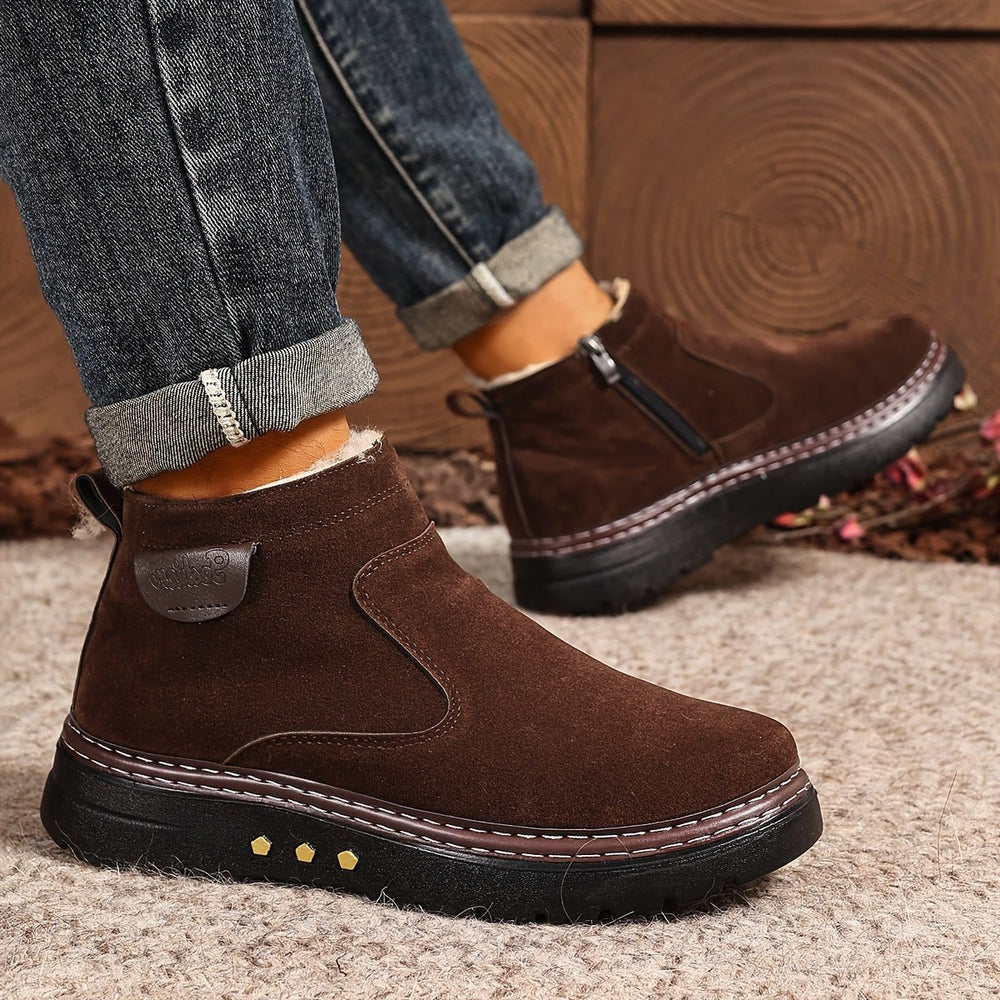 Calvine | Women's Fleece-Lined Winter Ankle Boots - Image 2