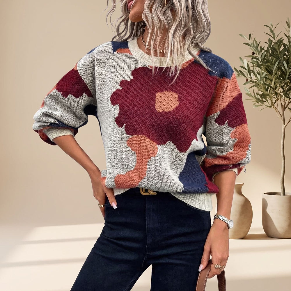 Carvelle | Women's Knit Sweater Oversized Pullover - Image 2