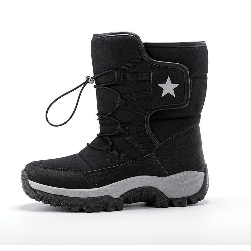 Carvindra | Women's Winter Snow Boots Mid-Calf - Black - Image 2