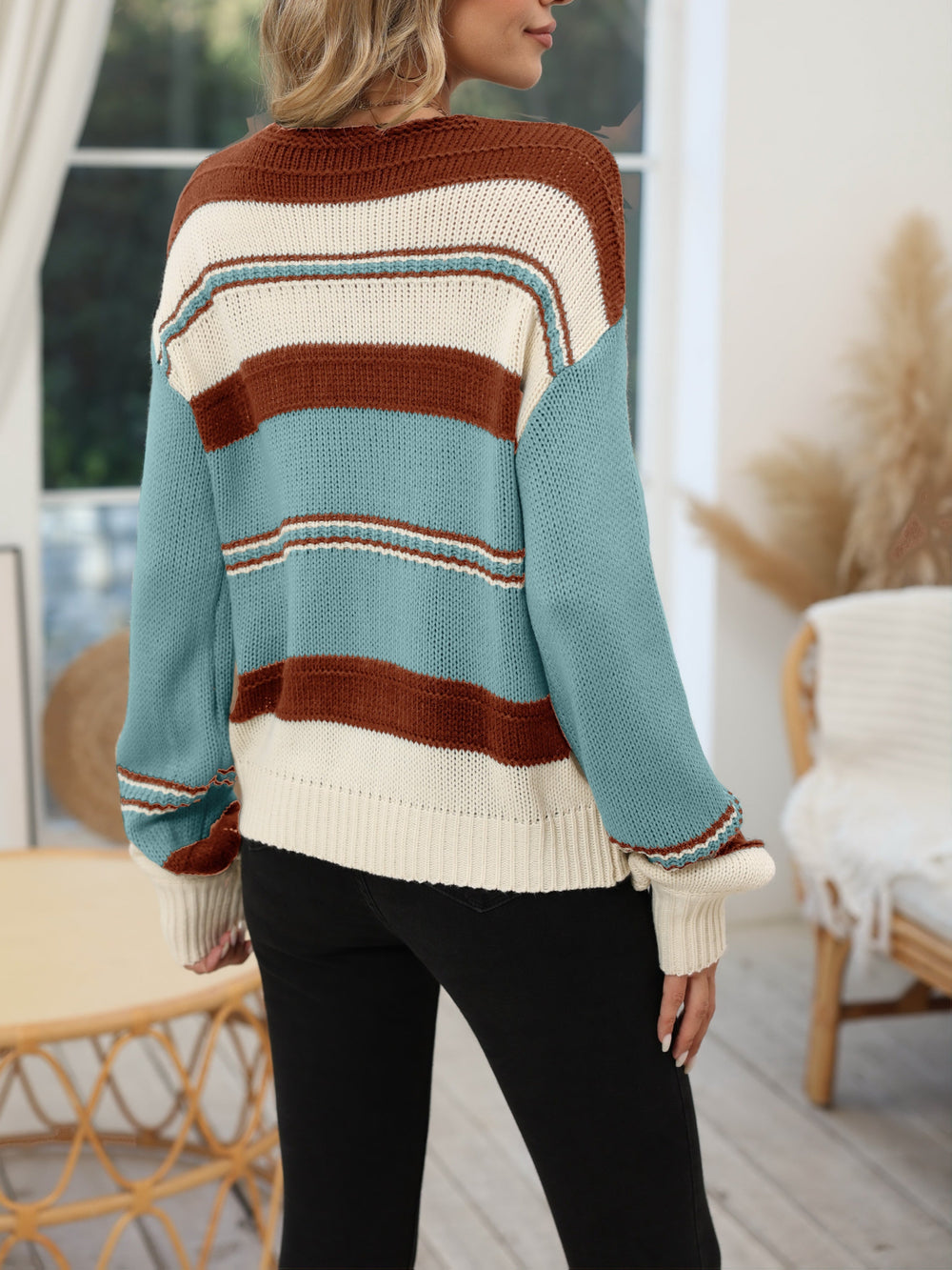 Corinthel | Women's Oversized Knit Sweater - Image 2