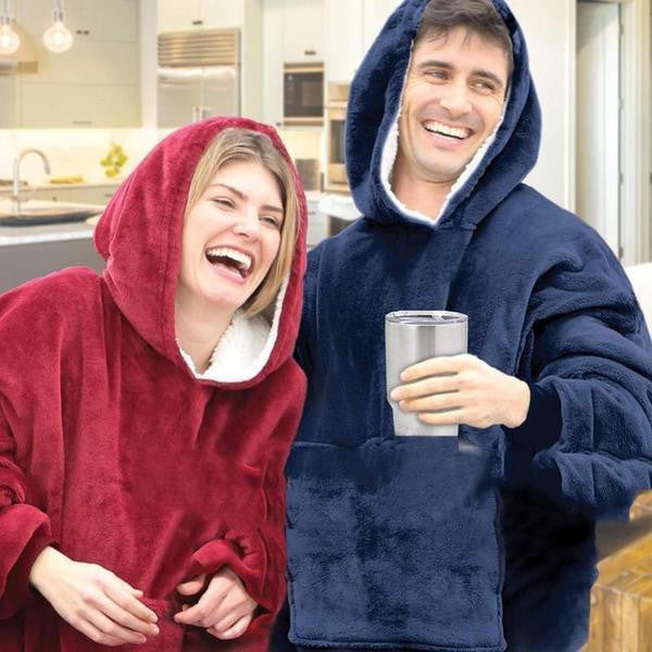 Dravwen | Women's Oversized Hoodie Blanket Sweatshirt - Image 2