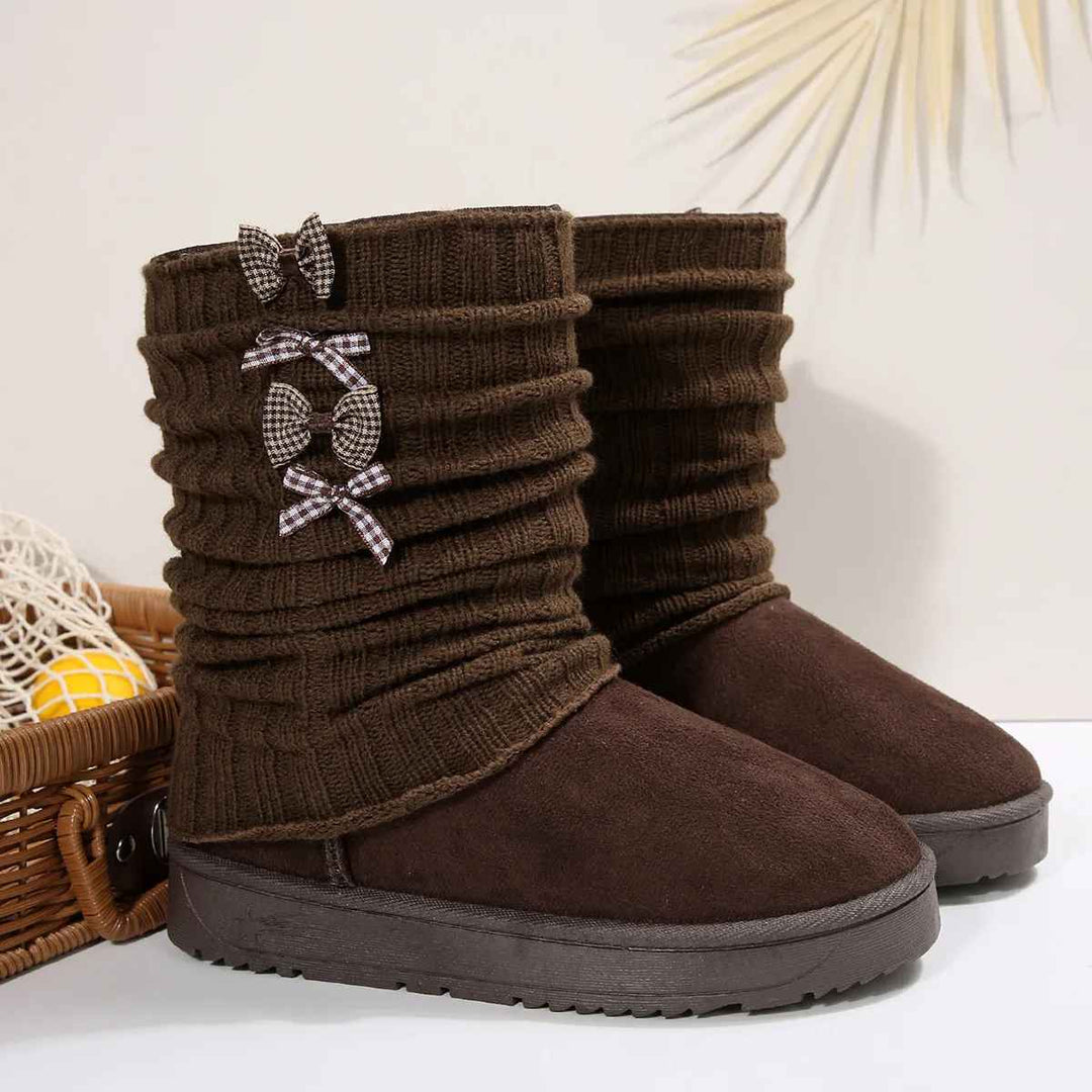 Driswyn | Women's Waterproof Winter Boots - Dark Brown - Image 1