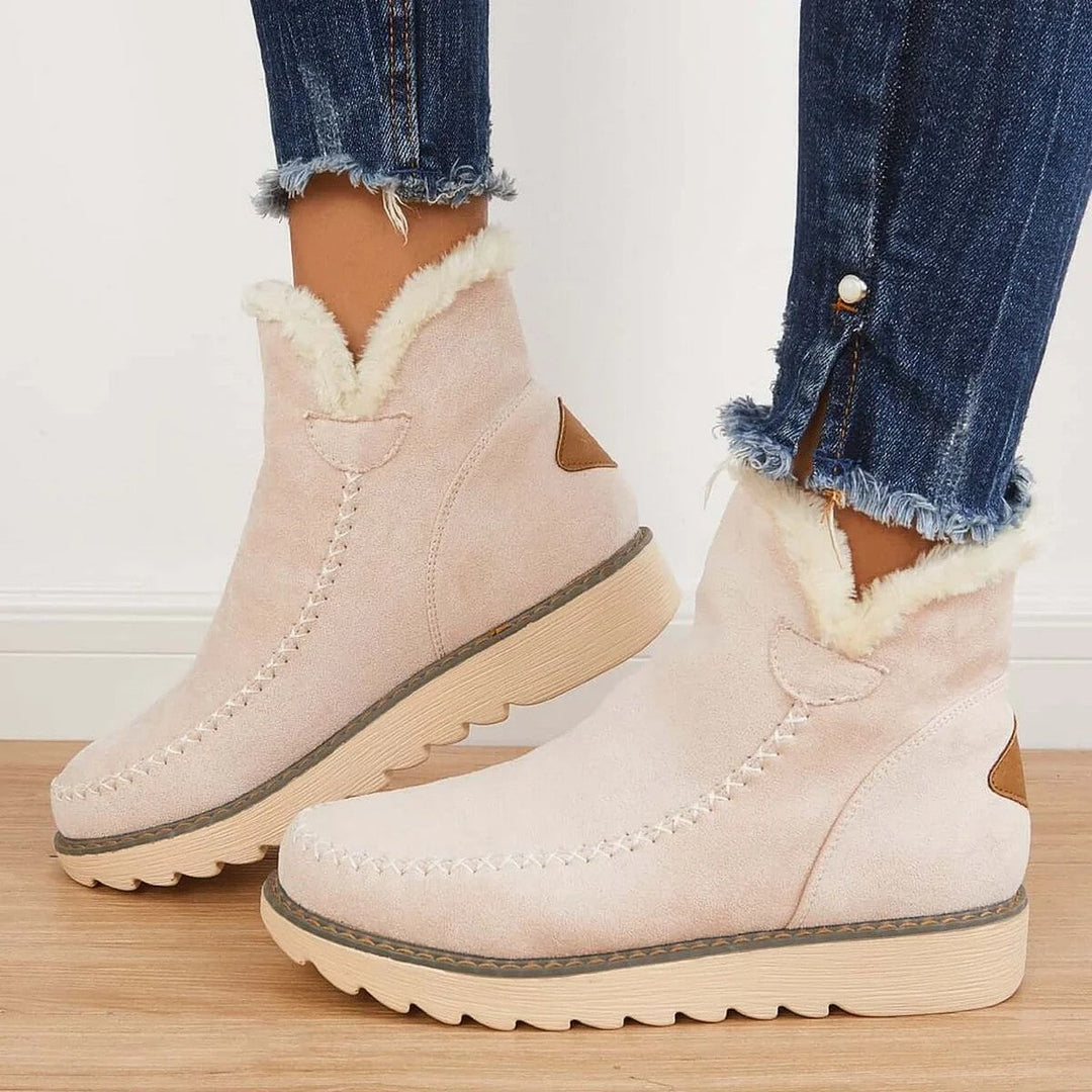 Halvorne | Women's Fur Lined Winter Ankle Boots - Image 1