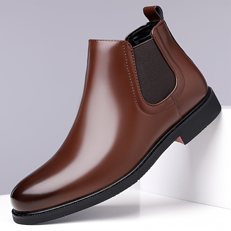 Harvelle | Women's Chelsea Ankle Boots Slip-On - Brown - Image 1