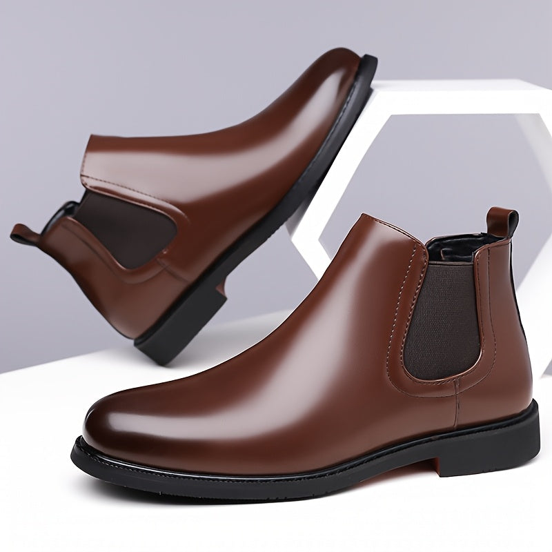 Harvelle | Women's Chelsea Ankle Boots Slip-On - Brown - Image 2