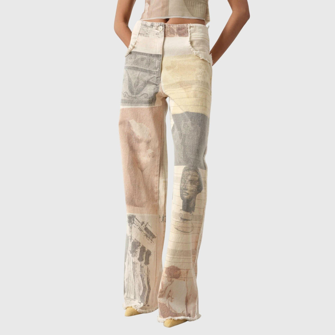 Orvindra | Women's Baggy Jeans Wide Leg High Waist - Image 1