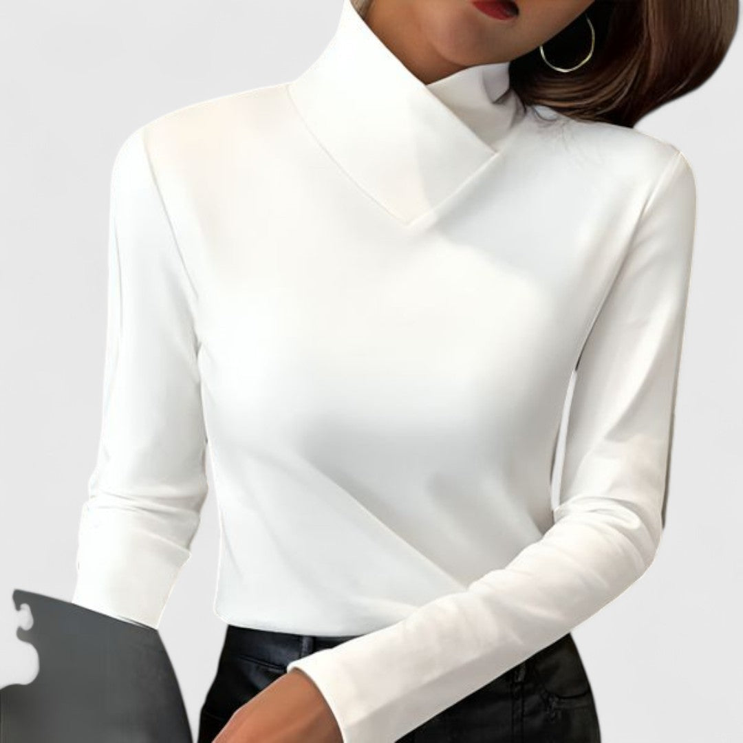 Selvorne | Women's Turtleneck Sweater Long Sleeve Top - Image 1
