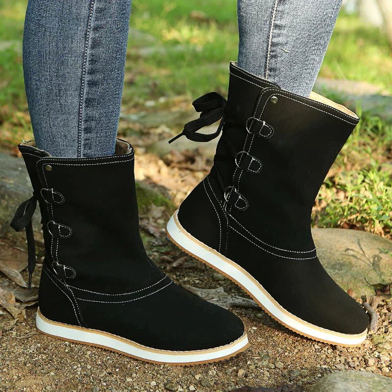 Solvarra | Women's Winter Boot Lace-Up Mid-Calf - Image 2