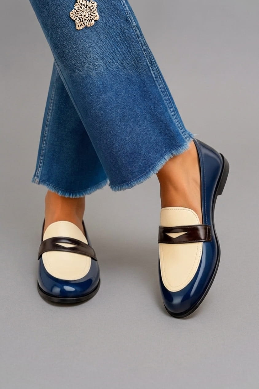 Telvara | Women's Loafers Slip-On Flat Shoes - Image 1
