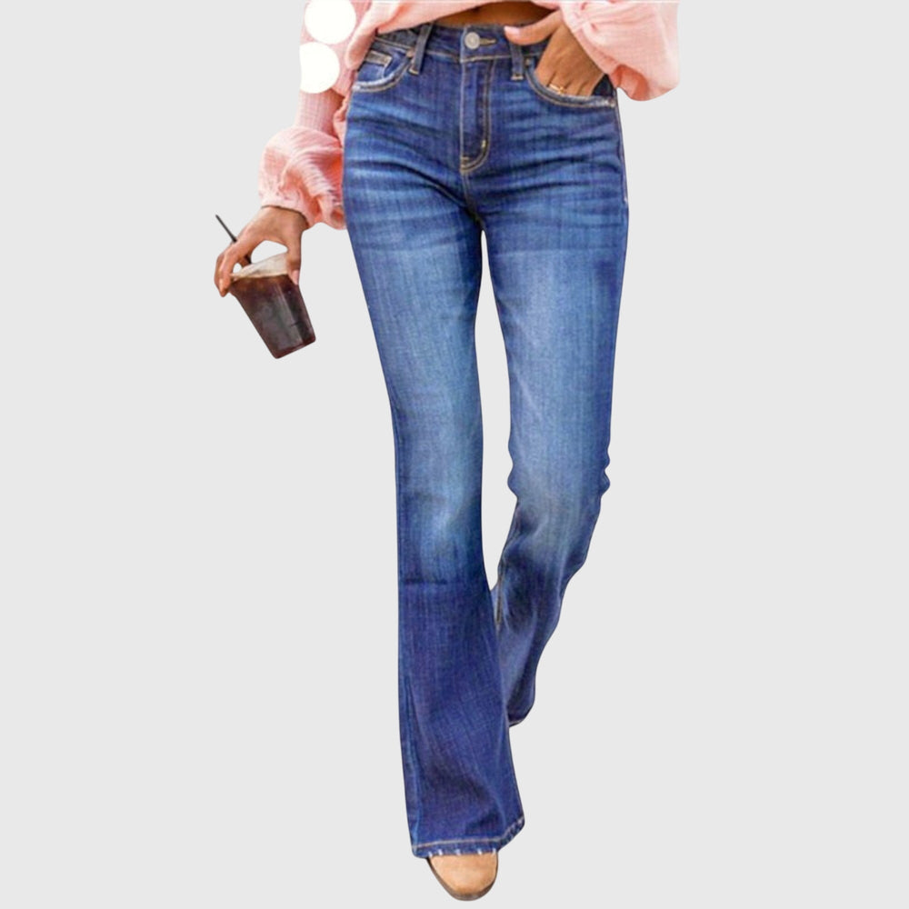 Tressova | Women's High Waist Bootcut Flare Jeans - Image 2