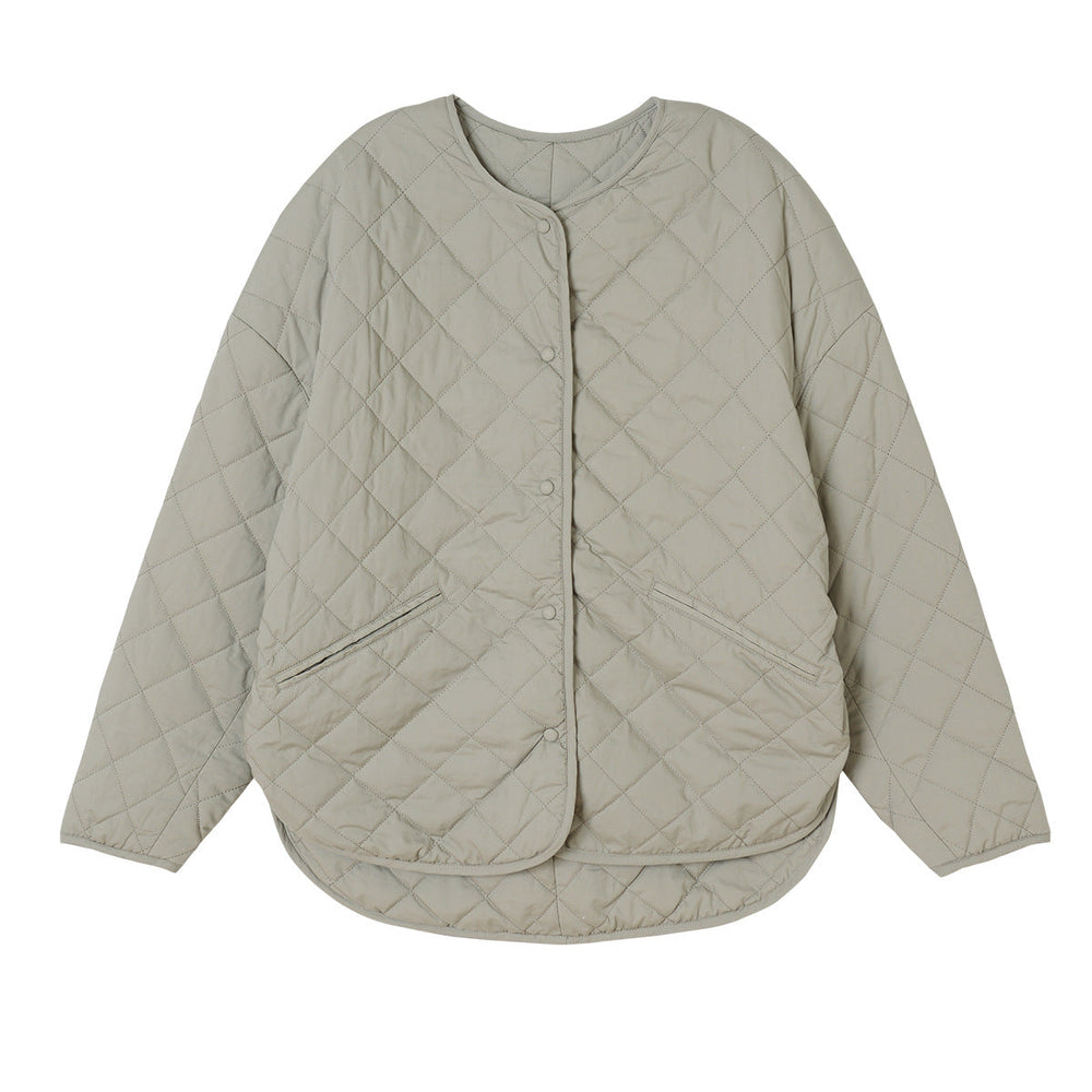 Vaelindra | Women's Quilted Puffer Jacket - Sage - Image 2