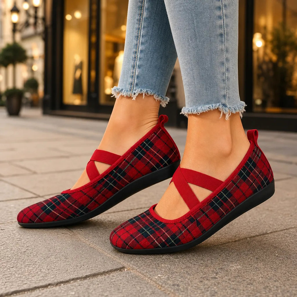 Veldris | Women's Mary Jane Ballet Flats - Image 1