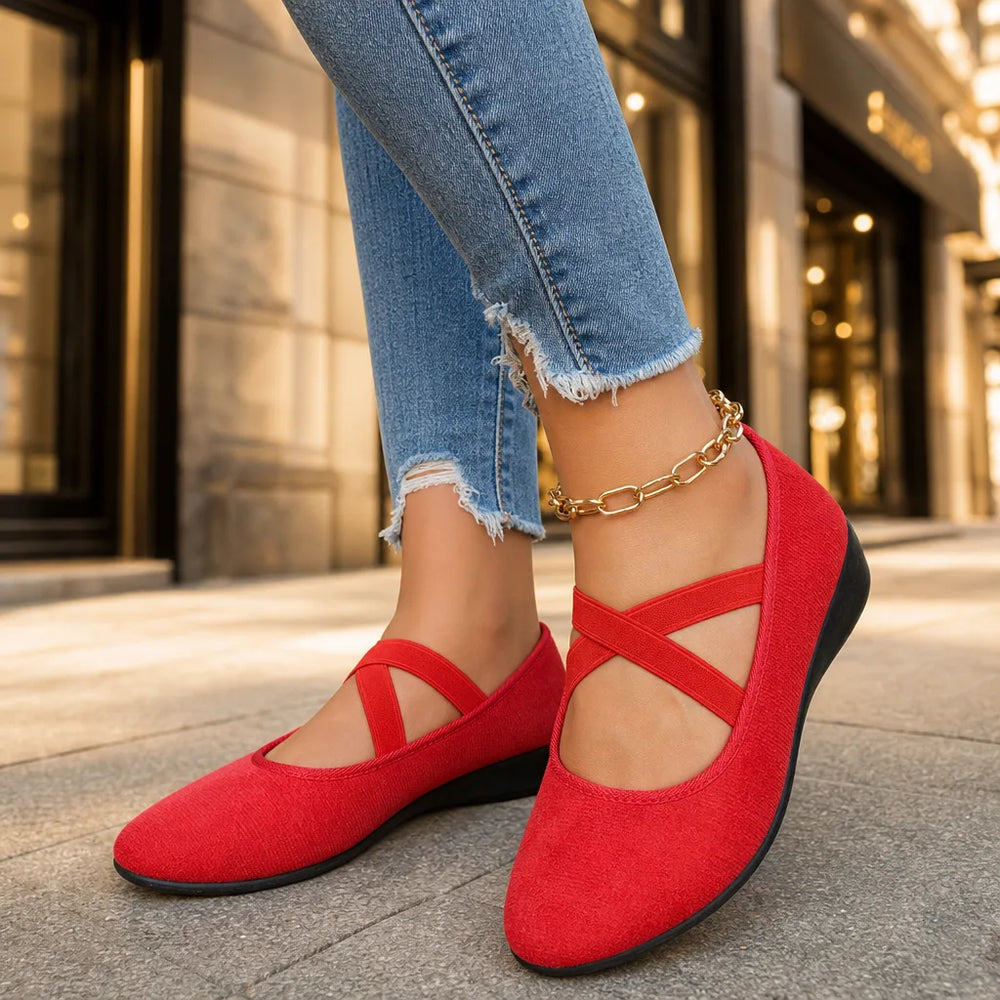Veldris | Women's Mary Jane Ballet Flats - Image 2