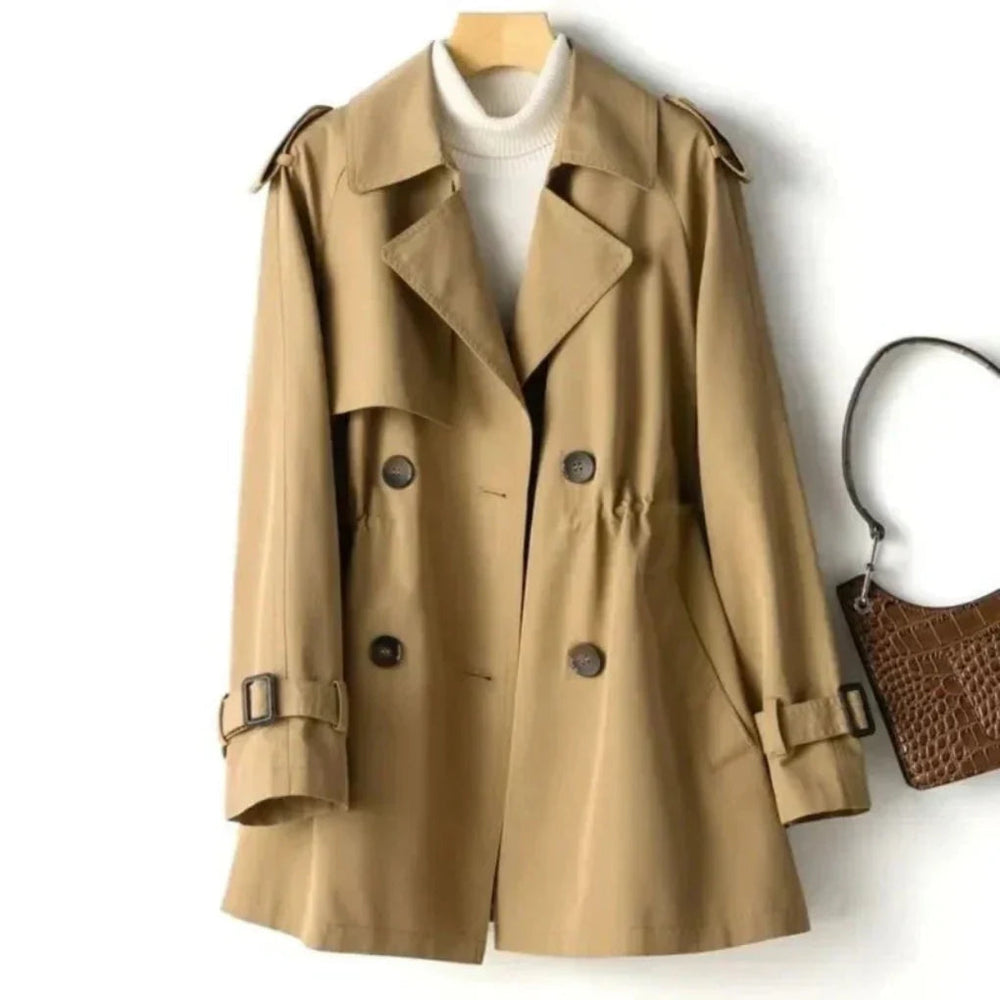Vrendalisse | Women's Double-Breasted Trench Coat - Image 2