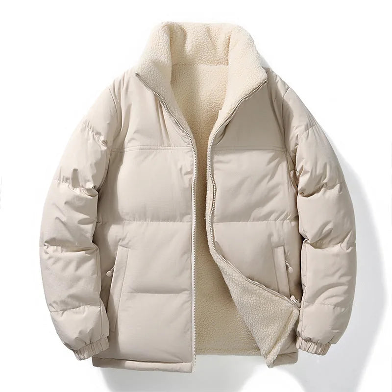 Zolvaine | Women's Reversible Puffer Jacket Sherpa-Lined - Image 1